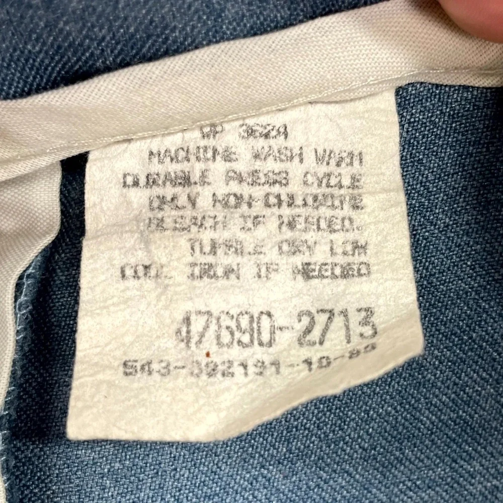Vintage Levi's Action Slacks Men 34x30* Blue Classic Business Career Dress Pants